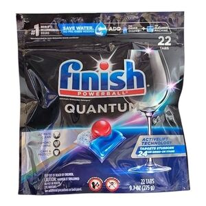 22ct Quantum Powerball Dishwasher Detergent Tabs